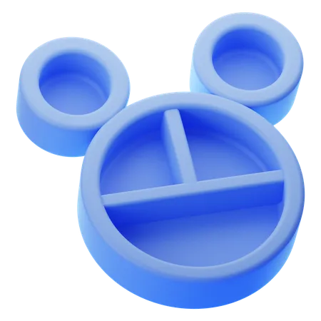 BABY PLATE  3D Icon