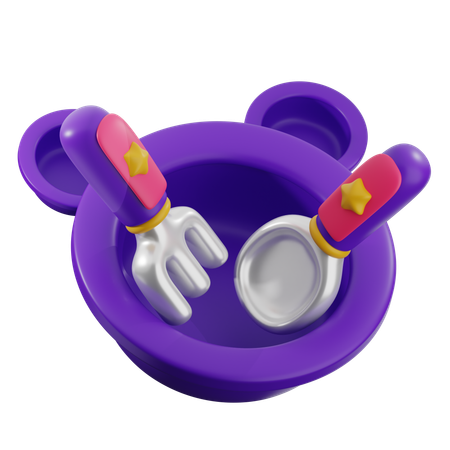Baby Plate  3D Icon
