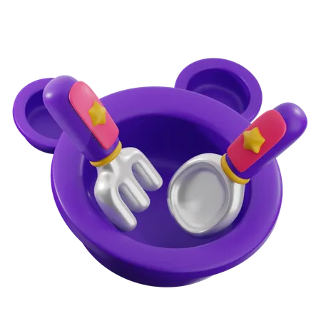 Baby Plate  3D Icon