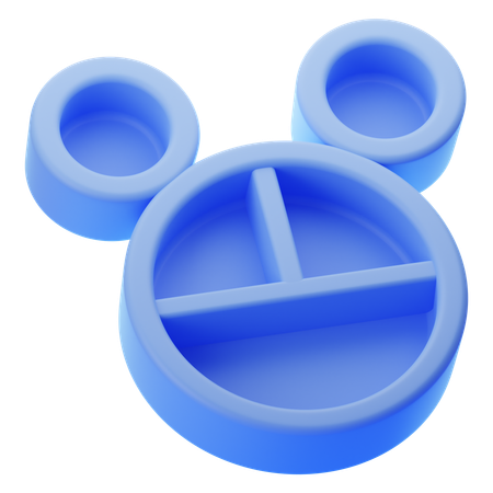 BABY PLATE  3D Icon