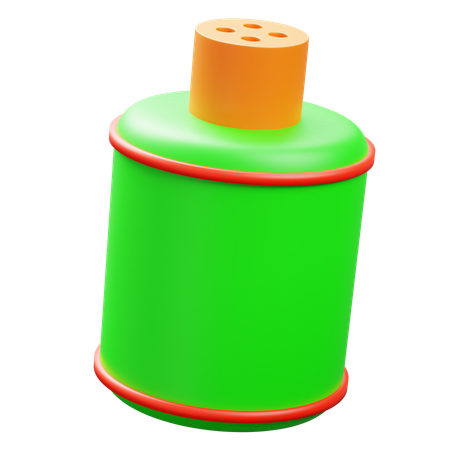 ベビーパウダーのボトル  3D Icon