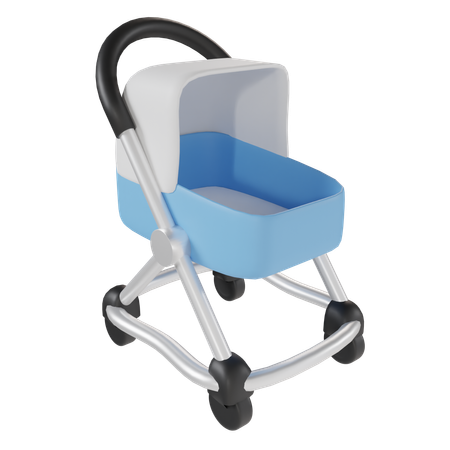 Baby pram  3D Icon