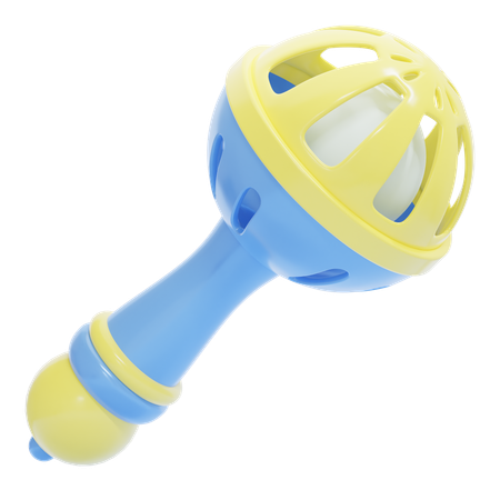 Baby rattle  3D Icon