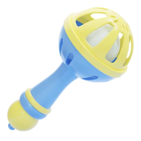 Baby rattle  3D Icon