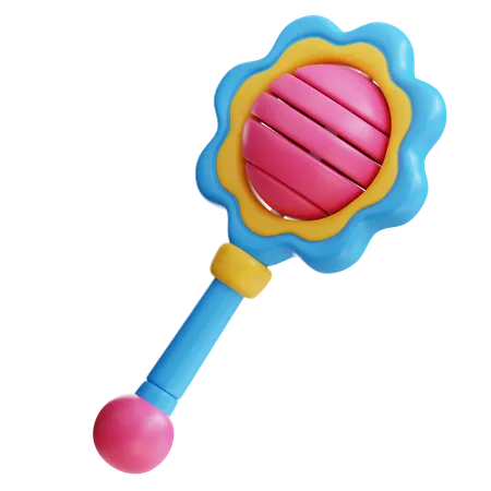 Baby Rattle  3D Icon