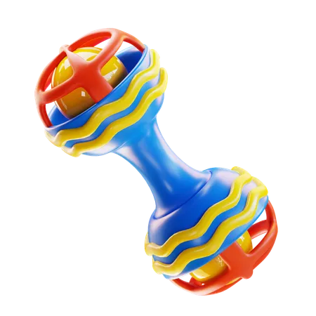 Baby Rattle  3D Icon