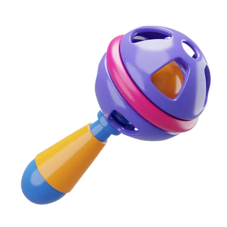 Baby rattle  3D Icon