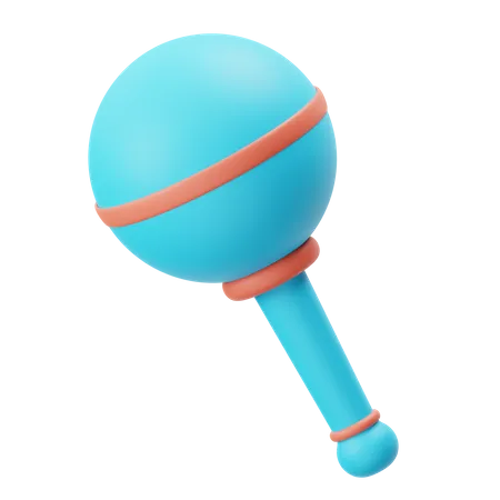 Baby Rattle  3D Icon