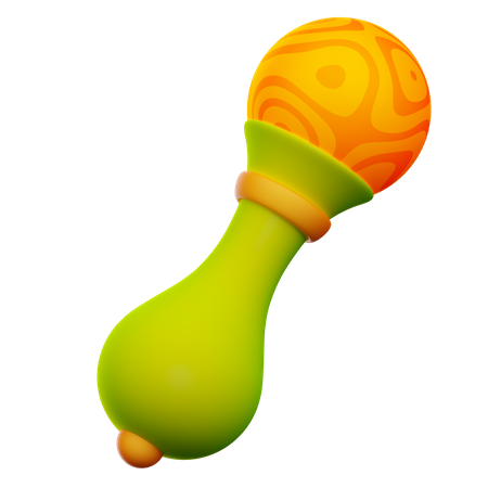 Baby Rattle  3D Icon