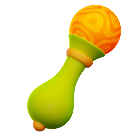 Baby Rattle  3D Icon