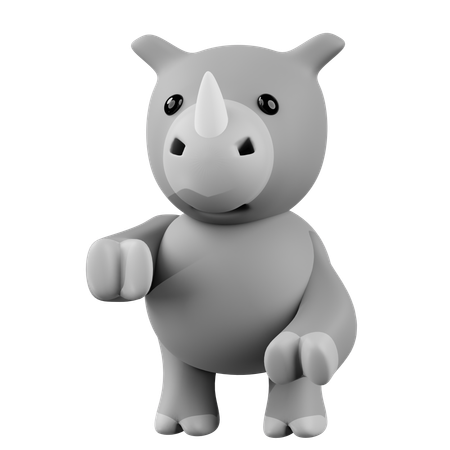 Baby Rhinoceros  3D Icon