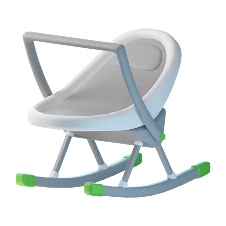 Baby Rocking Chair  3D Icon