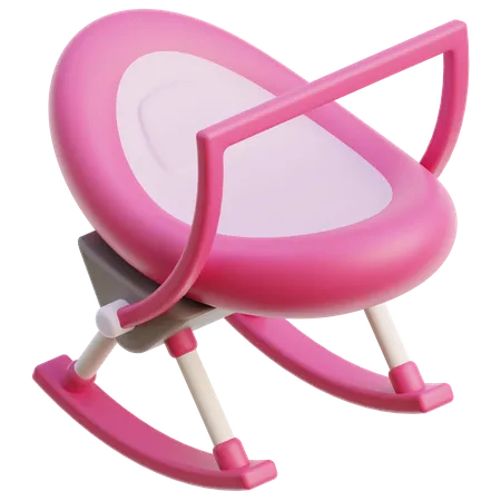 Baby Rocking Chair  3D Icon