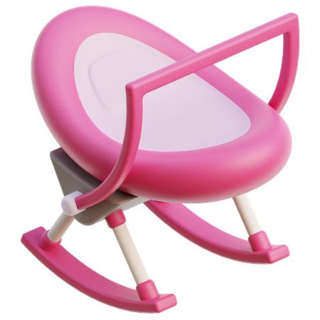 Baby Rocking Chair  3D Icon