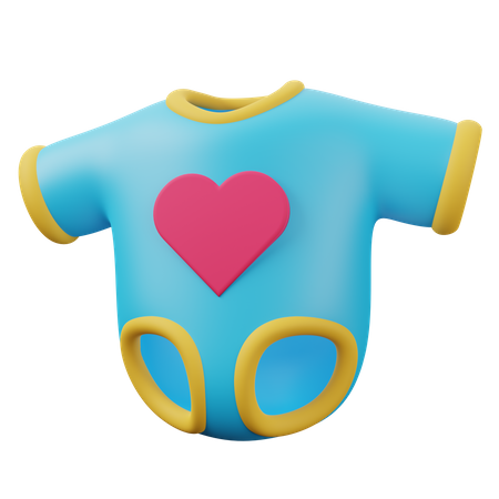 Baby Romper  3D Icon