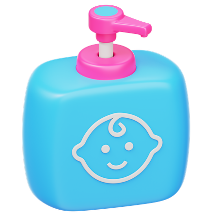 Baby Shampoo  3D Icon