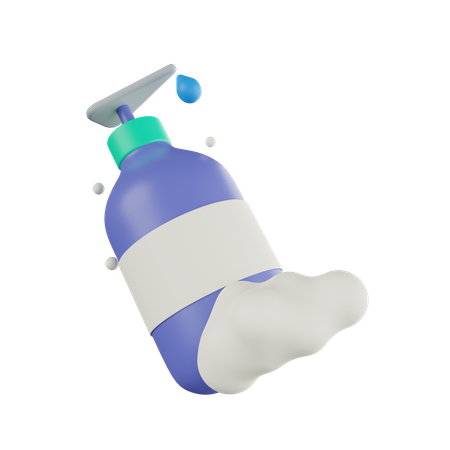 Baby Shampoo 3D Icon