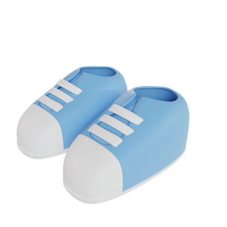 Baby shoes  3D Icon