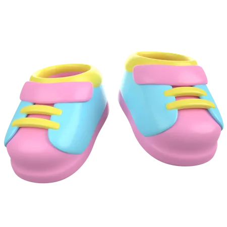 Baby Shoes  3D Icon