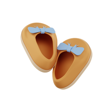 Baby Shoes  3D Icon