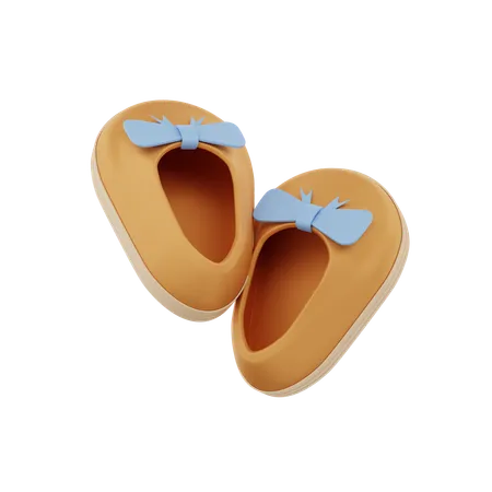 Baby Shoes  3D Icon