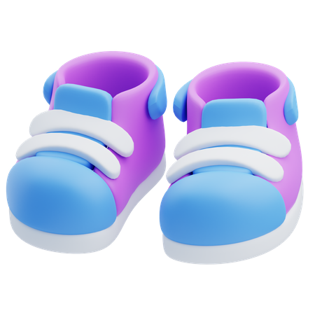 Baby Shoes  3D Icon