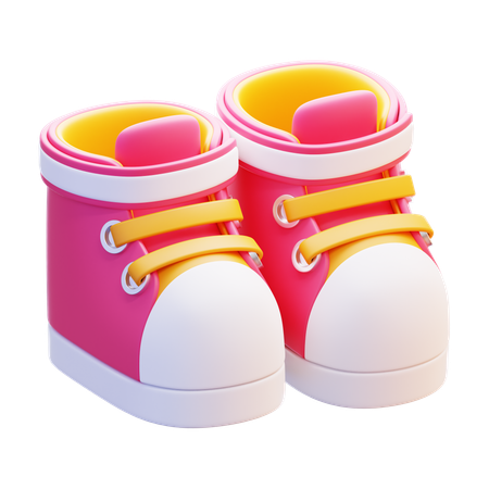 BABY SHOES  3D Icon