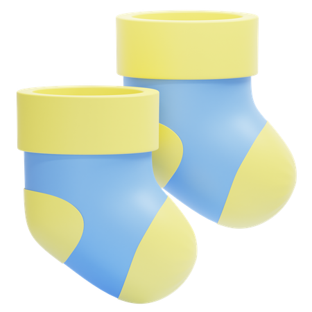 Baby socks  3D Icon