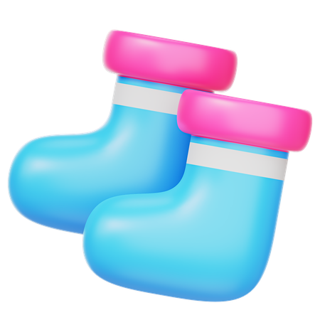 Baby Socks  3D Icon