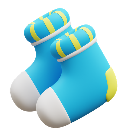 Baby Socks  3D Icon