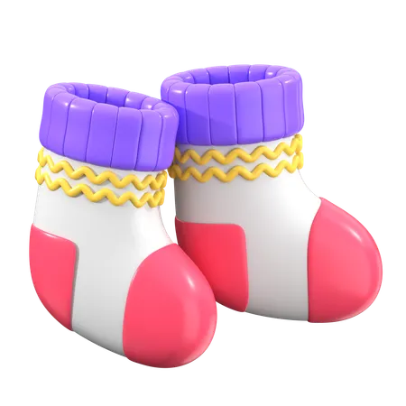 Baby Socks  3D Icon