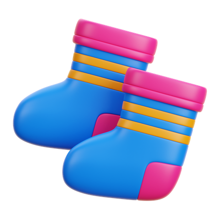 Baby Socks  3D Icon