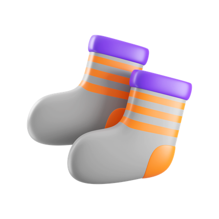 Baby Socks  3D Icon