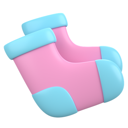 Baby Socks  3D Icon