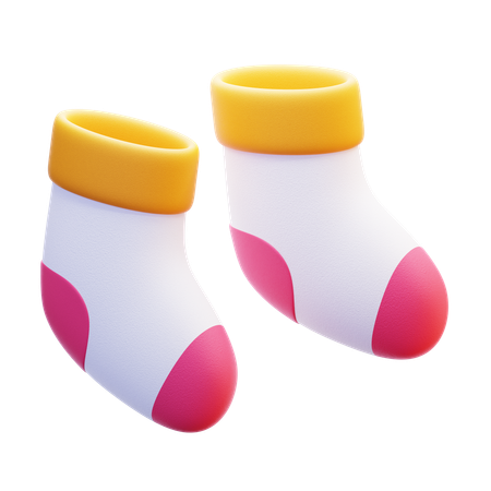BABY SOCKS  3D Icon