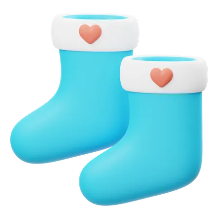 Baby Socks 3D Icon