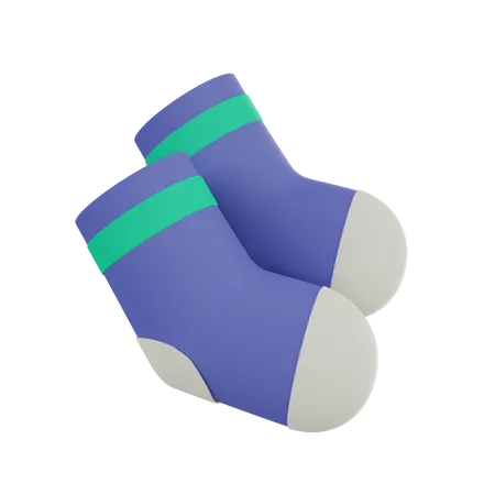 Baby Socks  3D Icon