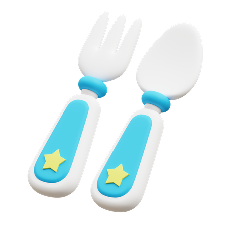 Baby Spoon  3D Icon