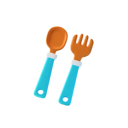 Baby Spoon  3D Icon