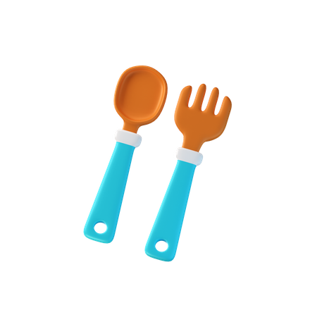 Baby Spoon  3D Icon