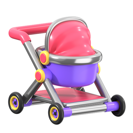 Baby Stoller  3D Icon