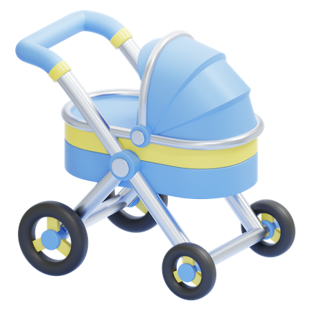 Baby stroller  3D Icon