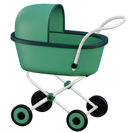 Baby Stroller  3D Icon