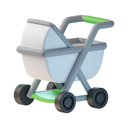 Baby Stroller  3D Icon