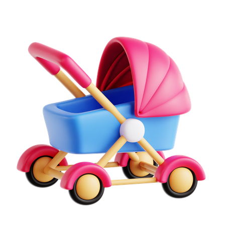 Baby Stroller  3D Icon