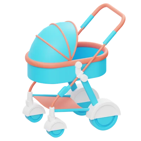 Baby Stroller  3D Icon