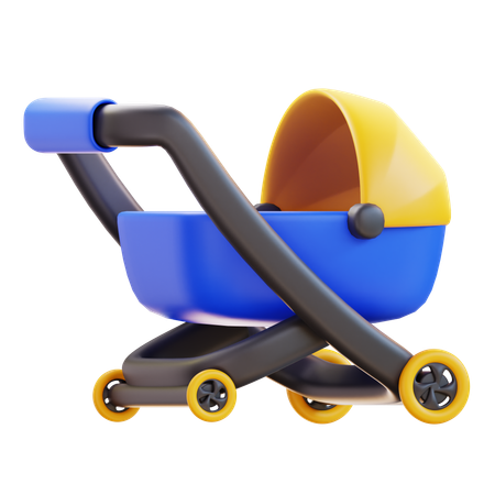 Baby Stroller  3D Icon