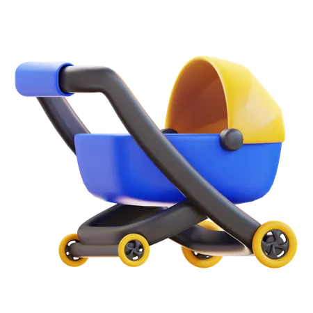 Baby Stroller  3D Icon