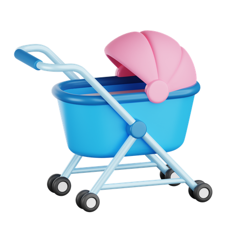 Baby stroller  3D Icon