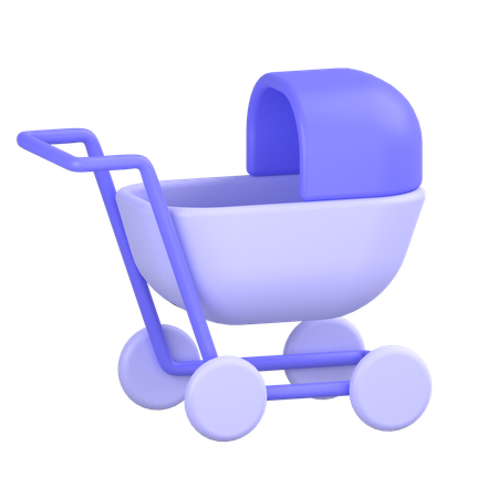 Baby Stroller  3D Icon